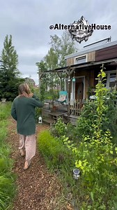 Her Low Budget Off the Grid Tiny house Tour | Alternativehouse
