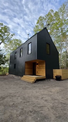 Why everyone is obsessed with this prefab kit house #modernhome #trending