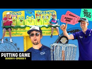 Disc Golfers TAKE OVER the Amusement Park! | Jomez Putting Game S4E4