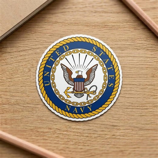 United States Navy Round Magnet Patriotic Military Fridge Car Magnet USA Navy Emblem Support Gift American Pride - Etsy