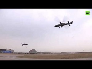 Chinese PLA Z-10 and Z-19 helicopters demonstration