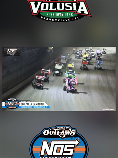 World of Outlaws @nosenergydrink Sprint Car Series Feature Event | HIGHLIGHTS | The World of Outlaws “Bike Week Jamboree” from Volusia Speedway Park in Barberville, Florida | March 2nd, 2026 | To view the full race, visit DIRTVision.com. #worldofoutlaws #sprintcar #getafterit #dirttrackracing