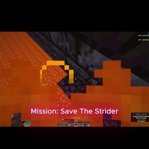 This Strider is The Best Parkour Player in The Minecraft | #minecraft #bestminecraftclips