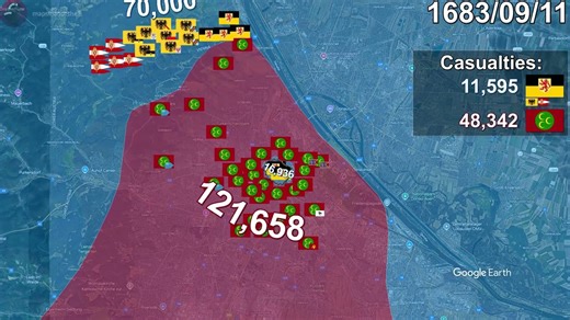 Battle of Vienna Mapped
