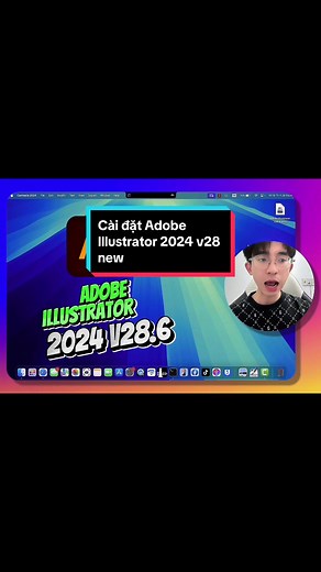 Cài đặt Adobe Illustrator 2024 v28 new cho MacBook ##adobeillustrator #congnghe40s #adobe