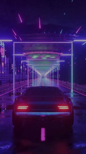 Retro Synthwave | Fast Lanes & Flickering Signs
