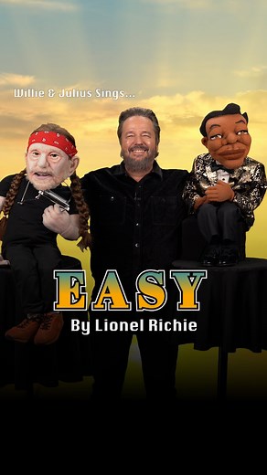 Terry Fator on Instagram: "Terry Fator singing Easy Festuring Julius and Willie Nelson Puppets. On this video Terry is singing live without moving his lips, 100% guaranteed. Watch the full version on my YouTube Channel link in bio. Willie Nelson Puppet is made by Manfred Werner and Julius is made by Puppet Heap￼. #terryfator #lionelrichie #willienelson #easysong #coversong #ventriloquist #agt #puppets"