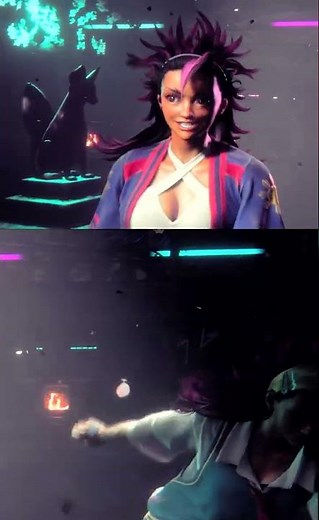 SF6 Yasmine Character Select/Walk In/Game Face REVEALED