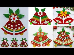 5 Beautiful Christmas Bells Ideas for Home Decor | Christmas Craft Ideas | Cardboard Crafts | DIY