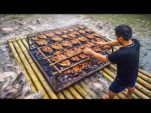 Primitive Cooking: How to Make Smoked Fish with Ancient Methods | Start to Finish