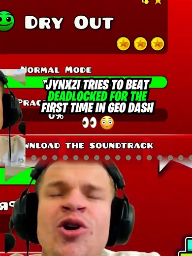 Jynxzi Takes on Deadlocked in Geometry Dash Gameplay