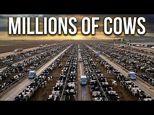 How High-Tech Machines Milk MILLIONS of Cows Daily!