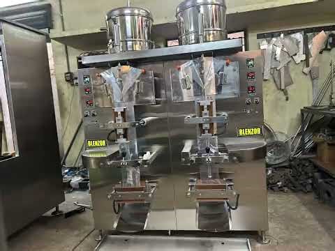 Double Track Sachet Water Packing Machine