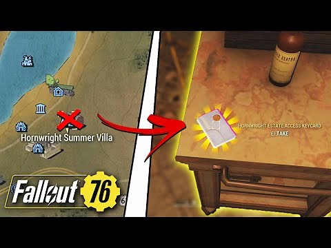 Hornwright Estate Access Keycard Location - Fallout 76 Guide