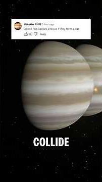 What if we collided two Jupiters? - Universe Sandbox 2 #spacesimulation