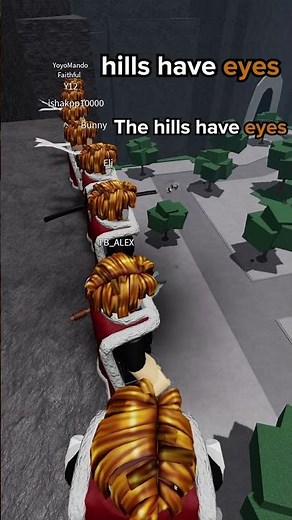 the hills cant see ig 😭✌️ || The Strongest Battleground #thestrongestbattlegrounds #roblox #pvp
