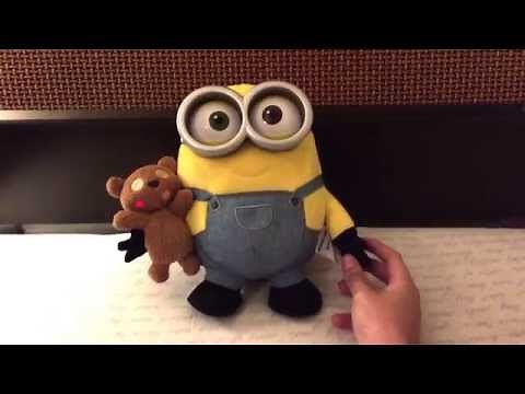 Minions Movie, Bob Talking Plush With Teddy Bear