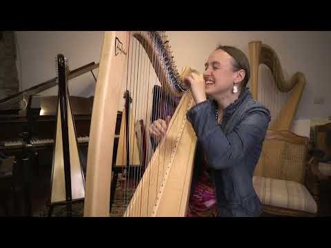 Harfenland Overture 36 String Lever Harp available in the UK and Ireland from Cambrian Harps