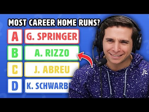 MLB Baseball Trivia Pop Quiz (Active Player Edition)