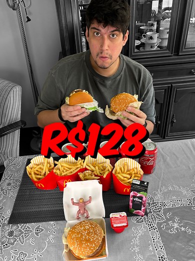 O Combo Mais Caro do Méqui - R$128