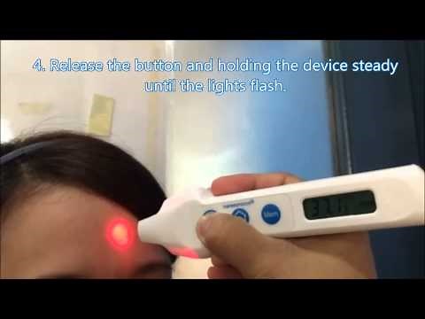 Thermofocus Non Contact Thermometer How to use