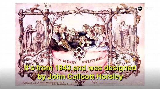 Did you know that the first Christmas card was printed in 1843 and that early Christmas cards were actually based on Valentine’s Day designs? The rich history of greeting cards: http://abcn.ws/2hdqRsm | ABC News