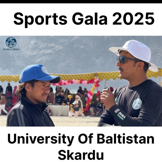 4.1K views · 42 reactions | Syed Nizam, Faculty Member (Computer Science), University of Baltistan, Skardu:“Sports Gala 2025 truly reflects the spirit of enthusiasm, unity, and healthy competition among students. It’s not just about winning games — it’s about learning, teamwork, and resilience.” | GB World Times | Facebook