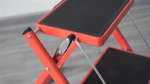 Small Anti-slip Multifunction Home Folding Lightweight Household 2 Steps Steel Ladder Foldable