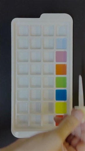 The Secret to a Perfect Pastel Blue 🪄💎 #colormixing #colormixingmagic #satisfyingart