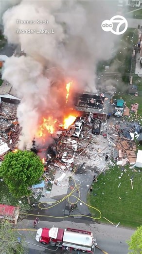 Deadly house explosion in Wonder Lake, IL
