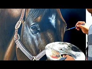 How to Paint a Realistic Horse Step by Step? Complete Tutorial.