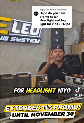 11% Discount on LED Products Free Gifts