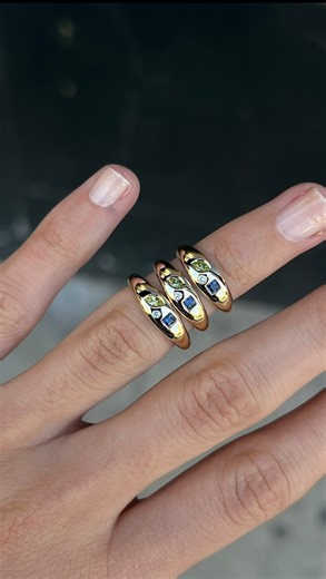 KAYGE STUDIO on Instagram: "customized with birthstones at our website, linked in bio