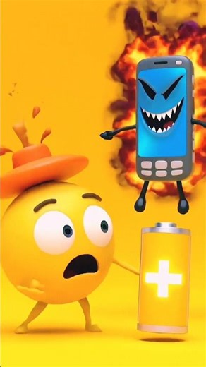 Exploding Head vs The Phone Villain 🤯📱 | Viral Funny Emoji Story Shorts #funny #emoji #shorts