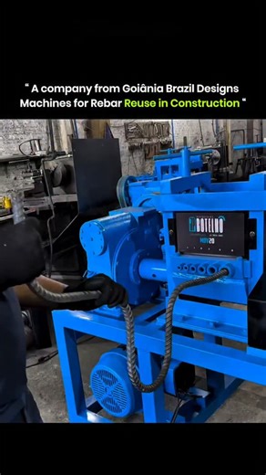 Aero Universal on Instagram: "The rebar recycler machine processes used rebar from construction sites, poles, and old structures. The recycled material lowers costs and reduces waste in the construction industry. Rebar treated by the machine can be applied in water tank towers, equipment towers, trusses, railings, columns, and posts with proper verification. This approach replaces the need for new steel or scrap metal, while maintaining strength and reliability. The result is affordable projects