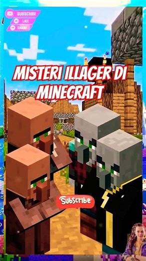 Misteri Illager di Minecraft #minecraft #illager #shorts