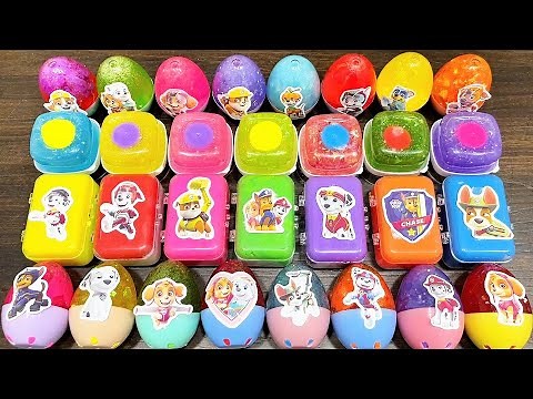 Paw Patrol Slime Hunt with Rainbow Glossy Surprises! #9
