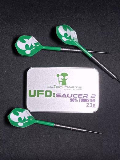 SAUCER 2 23g 90% Tungsten by Alien Darts 🛸👽 #benguetdartevents #darts #aliendarts
