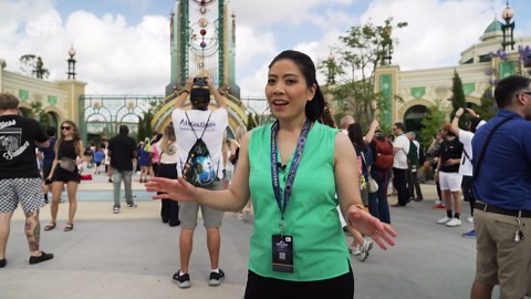 CNN got a sneak peek at one of the biggest and most expensive theme parks ever built