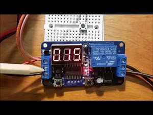 DC 12V LED Display Digital Delay Timer Control from Banggood.com