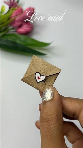 cute message card #diy #artandcraft #card #love