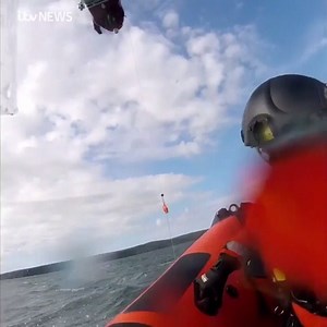 45K views · 138 reactions | Watch the dramatic moment a young paddleboarder is rescued by the RNLI after being swept out to sea. https://bit.ly/2XTJbvu | ITV Wales | Facebook