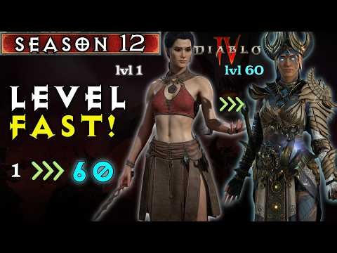Level 1–60 FAST in Diablo 4 Season 12 (Best XP Methods)