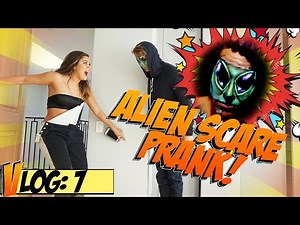 ALIEN SCARE PRANK w/ Jake Paul, Martinez Twins, & Tessa Brooks