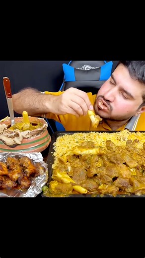 ASMR EATING SPICY 🔥🥵 MUTTON #mukbang #eatingvideos #youtubeshorts #eatingshow