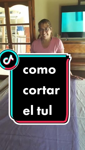 como cortar el tul para un tutu.#createforacause #didy #tutu #creaencasa