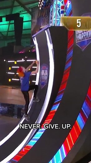 Here’s your #mondaymotivation to NEVER GIVE UP💯👏 #americanninjawarrior #ninjawarrior #ANW #motivation #endurance #victory #FYP
