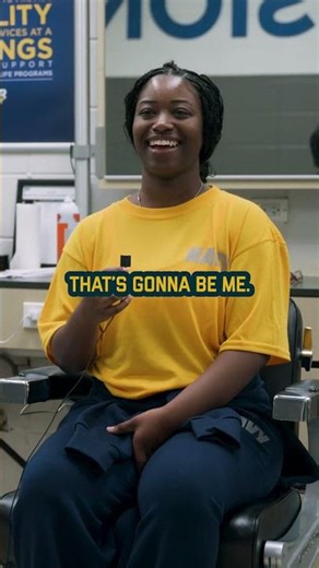 What are Navy Recruits most excited for?