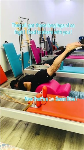 Swan Dive on the Spine Corrector is amazing ! #pilates #spinehealth #backworkout