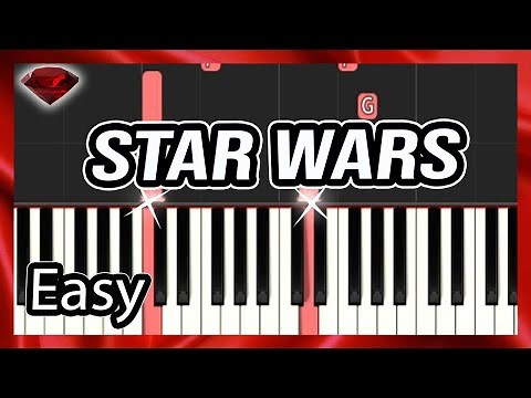 How To Play Star Wars On Piano Easy Synthesia Tutorial